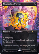 Changeling Outcast (SLD-894) (Borderless) [Secret Lair Drop] Foil