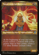 Baird, Argivian Recruiter (Textured Foil) (DMU-335) (Showcase) [Dominaria United] Foil