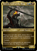 Sauron, Lord of the Rings (Display Commander) - Thick Stock (LTC-084) [Tales of Middle-earth Commander] Foil