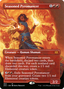 Seasoned Pyromancer (Borderless) (2X2-363) [Double Masters 2022] Foil