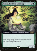 Azusa, Lost but Seeking (Extended Art) (M21-372) [Core Set 2021] Foil