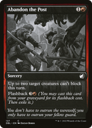 Abandon the Post (DBL-127) [Innistrad: Double Feature] Foil