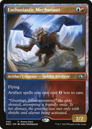 Enthusiastic Mechanaut (PPNEO-509) [Promo Pack: Kamigawa: Neon Dynasty] Foil