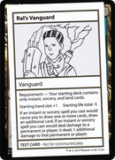 Ral's Vanguard (No PW Symbol) (CMB1-001) [Mystery Booster Playtest Cards 2021]
