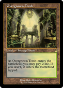 Overgrown Tomb (Retro Frame) (RVR-407) [Ravnica Remastered] Foil