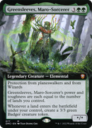 Greensleeves, Maro-Sorcerer (Extended Art) (DMC-077) [Dominaria United Commander]