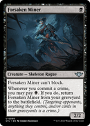 Forsaken Miner (OTJ-088) [Outlaws of Thunder Junction]