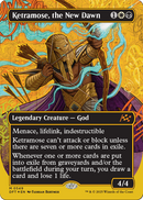 Ketramose, the New Dawn (Borderless) (First-Place Foil) (DFT-549) [Aetherdrift] Foil