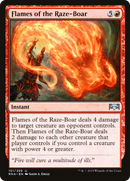 Flames of the Raze-Boar (RNA-101) [Ravnica Allegiance]