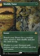 Worldly Tutor (Borderless) (DMR-442) [Dominaria Remastered]