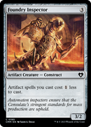 Foundry Inspector (CMM-385) [Commander Masters] Foil