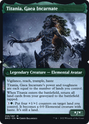 Titania, Gaea Incarnate (PBRO-256BS) [The Brothers' War Promos] Foil