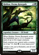 Rishkar, Peema Renegade (PRE-122) [Aether Revolt Promos] Foil