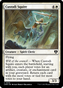 Custodi Squire (CMM-019) [Commander Masters] Foil