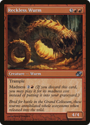 Reckless Wurm (PLC-120) (Colorshifted) [Planar Chaos] Foil
