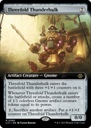 Threefold Thunderhulk (Extended Art) (LCI-390) [The Lost Caverns of Ixalan] Foil
