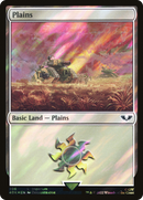 Plains (40K-306) (Surge Foil) [Warhammer 40,000 Commander] Foil