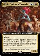 Obeka, Splitter of Seconds (Extended Art) (OTJ-358) [Outlaws of Thunder Junction] Foil