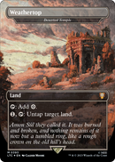 Weathertop - Deserted Temple (Surge Foil) (LTC-393) (Borderless) [Tales of Middle-earth Commander] Foil