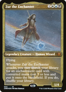 Zur the Enchanter (Foil Etched) (CMR-544) [Commander Legends] Etched Foil