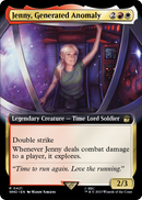Jenny, Generated Anomaly (Extended Art) (WHO-421) [Doctor Who] Foil