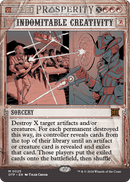 Indomitable Creativity (OTP-025) (Showcase) (Borderless) [Breaking News] Foil