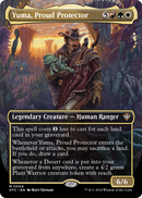 Yuma, Proud Protector (Borderless) (OTC-004) [Outlaws of Thunder Junction Commander]