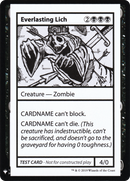 Everlasting Lich (CMB1-041) [Mystery Booster Playtest Cards 2019]