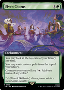 Elven Chorus (Extended Art) (Surge Foil) (LTR-775) [The Lord of the Rings: Tales of Middle-earth] Foil