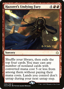 Hazoret's Undying Fury (PRE-096) [Hour of Devastation Promos] Foil