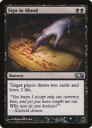 Sign in Blood (M10-112) [Magic 2010]
