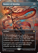 Banner of Kinship (Borderless) (FDN-352) [Foundations] Foil