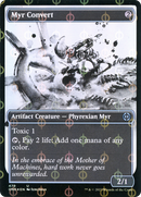 Myr Convert (Showcase) (Step-and-Compleat Foil) (ONE-479) [Phyrexia: All Will Be One] Foil