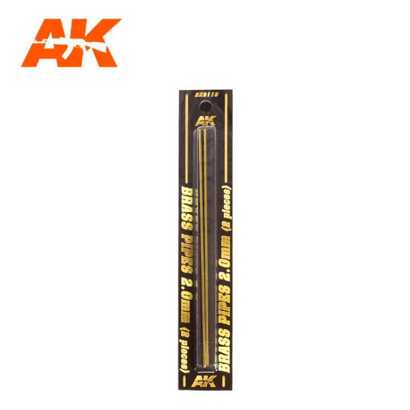 AK: Brass Pipes 2mm (2 Units)