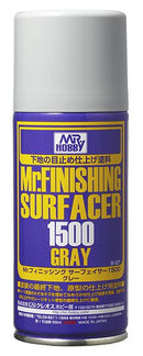 Mr. Finishing Surfacer 1500 Gray - 170ml (Spray)