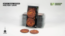 GamersGrass Battle Ready Toppers: Molten Lava 60mm