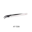 DSPIAE: AT-TZ08 High Precision Stainless Steel Angled Tweezers