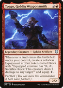 Toggo, Goblin Weaponsmith (CMR-204) [Commander Legends] Foil