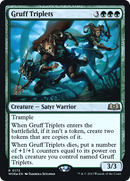 Gruff Triplets (PRE-172) [Wilds of Eldraine Promos] Foil