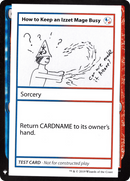 How to Keep an Izzet Mage Busy (CMB1-093) [Mystery Booster Playtest Cards 2019]