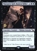 Massacre Girl, Known Killer (PRE-094) [Murders at Karlov Manor Promos] Foil