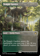 Temple Garden (Borderless) (RVR-300) [Ravnica Remastered]
