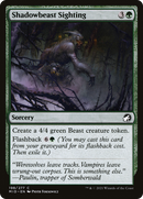 Shadowbeast Sighting (MID-198) [Innistrad: Midnight Hunt] Foil