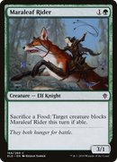 Maraleaf Rider (ELD-166) [Throne of Eldraine] Foil