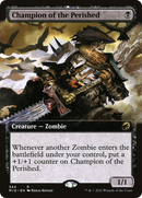 Champion of the Perished (Extended Art) (MID-344) [Innistrad: Midnight Hunt] Foil