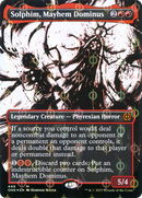 Solphim, Mayhem Dominus (Showcase) (Step-and-Compleat Foil) (ONE-449) (Borderless) [Phyrexia: All Will Be One] Foil