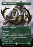 Battle Mammoth (Borderless) (KHM-298) (Borderless) [Kaldheim] Foil