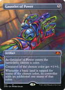 Gauntlet of Power (Borderless) (DMR-447) [Dominaria Remastered] Foil