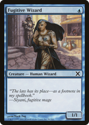 Fugitive Wizard (10E-086) [Tenth Edition] Foil