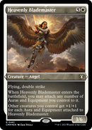Heavenly Blademaster (Foil Etched) (CMM-461) [Commander Masters] Foil